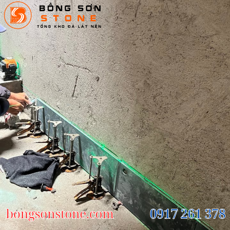 Các mẫu đá ốp chân tường nhà, móng nhà hot nhất hiện nay 8 Đá xanh Thanh Hóa