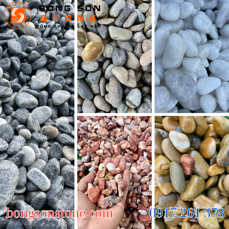 Gợi ý địa chỉ uy tín mua đá cuội ở Nha Trang nhiều màu sắc, kích thước 3 Mua đá cuội ở Nha Trang đa dạng kích thước